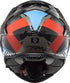 CASCO CERRADO LS2 STORM II SPRINTER NGO/ROJ/TITANIUM FF800